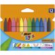 Zsírkréta, BIC KIDS PlastiDecor Triangle, 12 különböző szín (BC8297733)