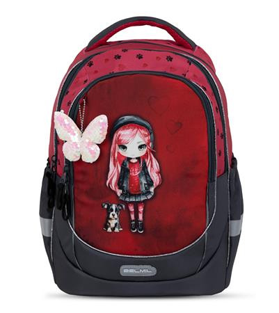 Iskolatáska, BELMIL Leisure Plus Ladybug Girl (BL3388710L)