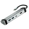 USB elosztó-HUB/dokkoló, USB-C/USB 3.0/HDMI, CANYON DS-3 (CATDS03DG)