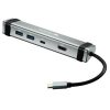 USB elosztó-HUB/dokkoló, USB-C/USB 3.0/HDMI, CANYON DS-3 (CATDS03DG)