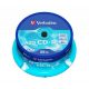 CD-R lemez, Crystal bevonat, AZO, 700MB, 52x, 25 db, hengeren VERBATIM DataLife Plus (CDV7052B25)