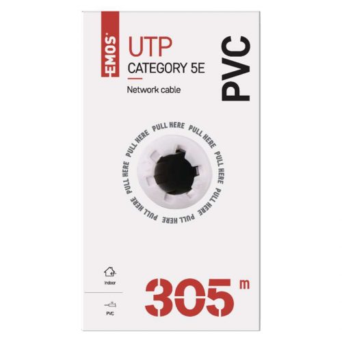 EMOS UTP kábel CAT5E PVC basic 305m