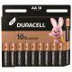 Elem, AA ceruza, 18 db, DURACELL Basic (DUELAA18)