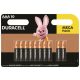 Elem, AAA mikro, 10 db, DURACELL Basic (DUELAAA10)