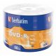 DVD-R lemez, 4,7GB, 16x, 50 db, zsugor csomagolás, VERBATIM (DVDV-16Z50)