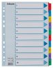 Regiszter, karton, A4, 1-10, ESSELTE Mylar (E100161)