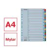 Regiszter, karton, A4, A-Z, ESSELTE Mylar (E100166)