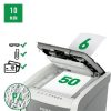 Iratmegsemmisítő, konfetti, 50 lap, LEITZ IQ AutoFeed SmallOffice 50 P4 Pro (E80350000)