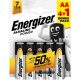 Elem, AA ceruza, 4+1 db, ENERGIZER Alkaline Power (EEAA5AP)