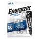 Elem, AAA mikro, 2 db, Lítium, ENERGIZER Ultimate Lithium (EEAAA2L)