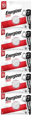 Gombelem, CR2025, 5 db, ENERGIZER (EECR20255)