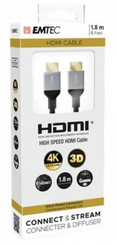 HDMI kábel, 1,8 m, EMTEC T700HD (EKT700HD)