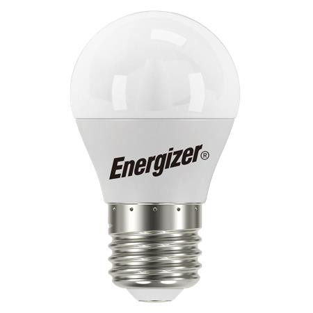 LED izzó, E27, golf gömb, 4,9W (40W), 470lm, 3000K, ENERGIZER (ELED07)