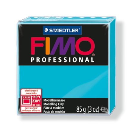 Gyurma, 85 g, égethető, FIMO Professional, türkiz (FM800432)