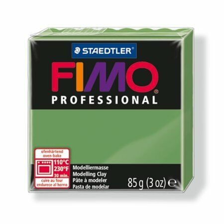 Gyurma, 85 g, égethető, FIMO Professional, levél zöld (FM800457)