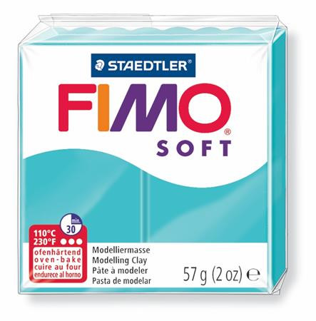 Gyurma, 57 g, égethető, FIMO Soft, borsmenta (FM802039)