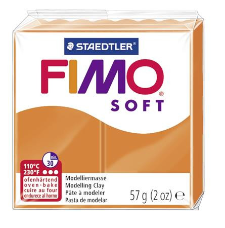 Gyurma, 57 g, égethető, FIMO Soft, mandarin (FM802042)