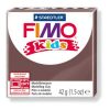 Gyurma, 42 g, égethető, FIMO Kids, barna (FM80307)