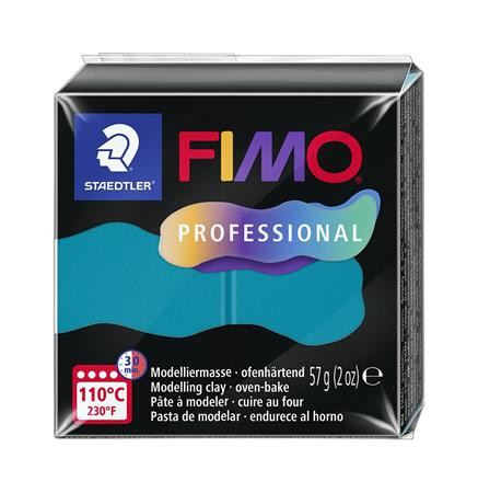 Gyurma, 57 g, égethető, FIMO Professional, petrol (FM804036)