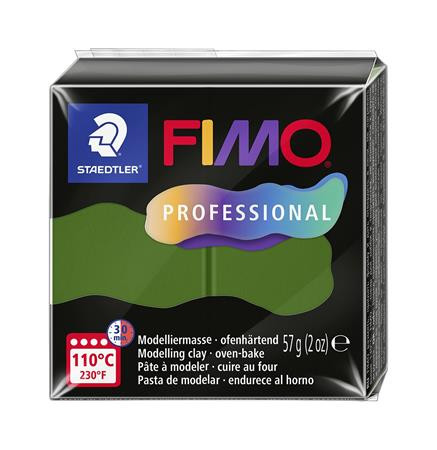 Gyurma, 57 g, égethető, FIMO Professional, levélzöld (FM804057)