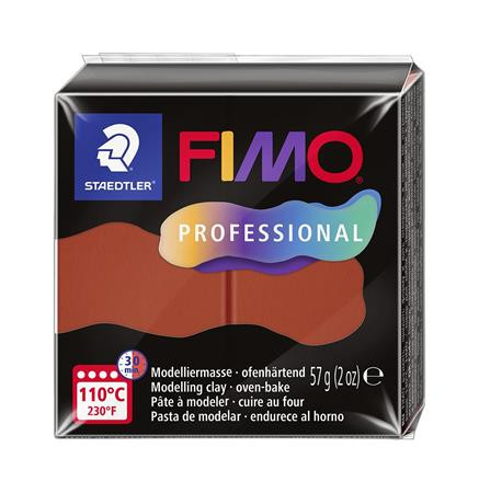 Gyurma, 57 g, égethető, FIMO Professional, terrakotta (FM804074)