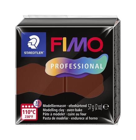 Gyurma, 57 g, égethető, FIMO Professional, csokoládé (FM804077)