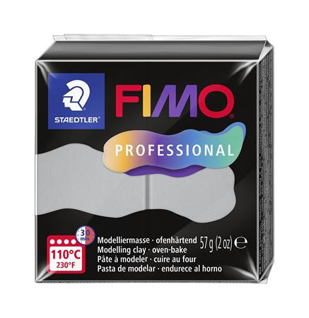 Gyurma, 57 g, égethető, FIMO Professional, delfinszürke (FM804080)