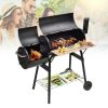 2in1 faszenes BBQ grill és smoker