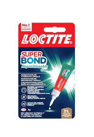 Pillanatragasztó gél, 3 g, HENKEL Loctite Super Bond Repositionable Gel (IH2943110)