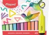 Szövegkiemelő készlet, 1-5 mm, MAPED Fluo Peps Assorted, 12 különböző szín (IMA740901)