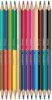 Színes ceruza készlet, kétvégű, háromszögletű, MAPED Color'Peps Duo, 24 különböző szín (IMA829600)