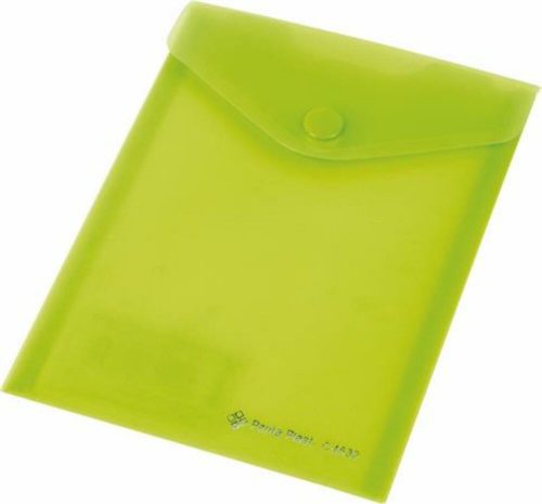 Irattartó tasak, A6, PP, patentos, 160 mikron, PANTA PLAST, pasztellzöld (INP410005204)