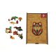 Puzzle, fa, A3, 180 darabos, PANTA PLAST Mystery Wolf (INP422000301)