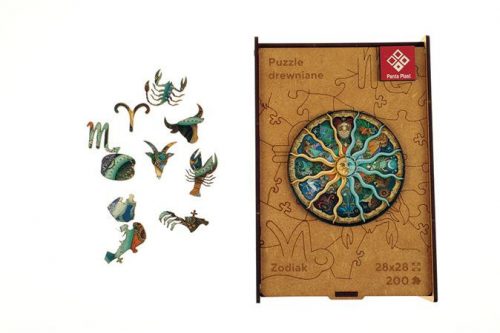 Puzzle, fa, A3, 200 darabos, PANTA PLAST Zodiac (INP422000303)