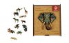 Puzzle, fa, A4, 90 darabos, PANTA PLAST Elephant (INP422000401)