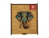 Puzzle, fa, A4, 90 darabos, PANTA PLAST Elephant (INP422000401)