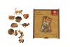 Puzzle, fa, A4, 90 darabos, PANTA PLAST Cat's Family (INP422000403)