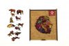 Puzzle, fa, A4, 90 darabos, PANTA PLAST Mosaic Lion (INP422000404)