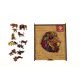 Puzzle, fa, A4, 90 darabos, PANTA PLAST Mosaic Lion (INP422000404)