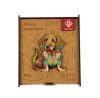 Puzzle, fa, A4, 90 darabos, PANTA PLAST Puppy (INP422000405)