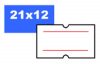 Árazószalag, 21x12 mm, Motex, csíkos (IS2112MCS)
