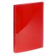 Gyűrűs könyv, 2 gyűrű, 20 mm, A4, PP, VIQUEL Propyglass, piros (IV020275)