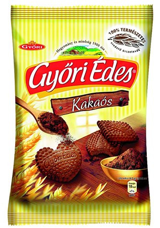 Keksz, 180 g, GYŐRI Győri édes, kakaós (KHE024)