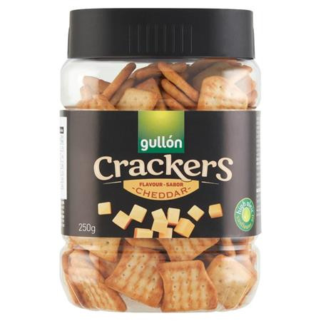 Kréker, 250 g, GULLÓN Cracker, cheddar sajtos (KHE328)