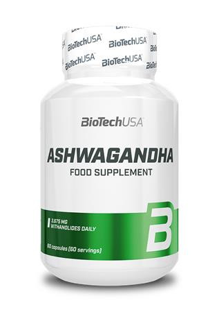 Ashwagandha, 60 tabletta, BIOTECH USA (KHEBIOUSA101)