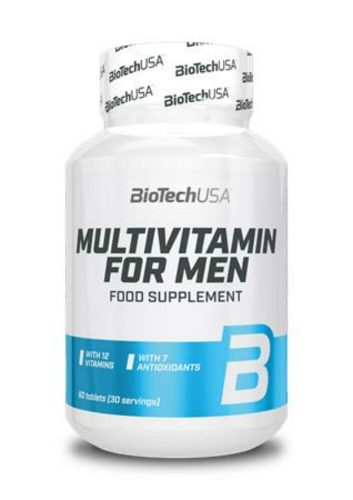 Multivitamin, 60 tabletta, férfiaknak, BIOTECH USA (KHEBIOUSA22)