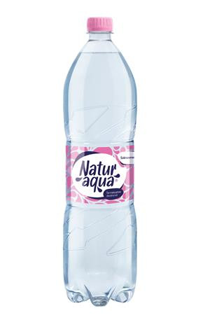 Ásványvíz, szénsavmentes, NATUR AQUA, 1,5 l (KHI049V)