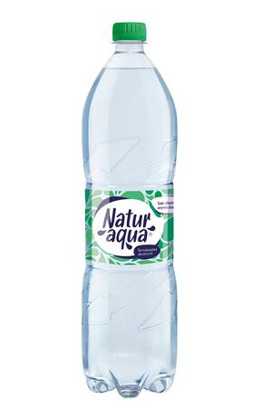 Ásványvíz, enyhe, NATUR AQUA, 1,5 l (KHI088V)