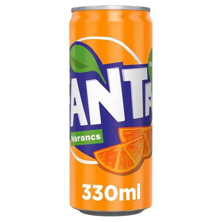 Üdítőital, szénsavas, 0,33 l, dobozos, FANTA (KHI102V)