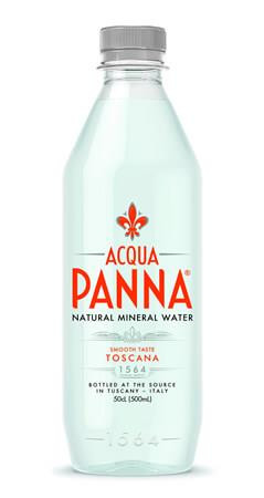 Ásványvíz, szénsavmentes, pet palack,  ACQUA PANNA,  0,5 l (KHI186V)